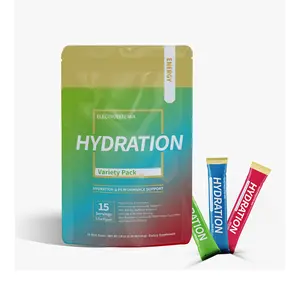 Essential Elements Hydration Electrolytes Powder Packets Sugar Free Electrolyte Water Drink Mix with ACV Vitamin C Drinks Powder