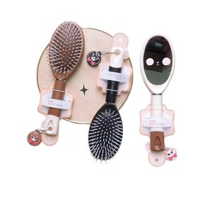 Brosse à cheveux 12 en 1 avec coussin de massage du cuir chevelu, peigne en résine de 15-20 cm pour la population générale - Product Image 5