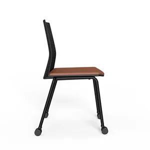 เก้าอี้เทรนนิ่งปรับได้เก้าอี้โรงเรียนพลาสติกแบบวางซ้อนได้สำหรับห้องเรียนของนักเรียน