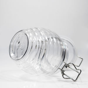 Pot de stockage hermtique 600ml 20 oz, en plastique, en forme de crochet vide, logo personnalisé, avec haut à clip - Product Image 5