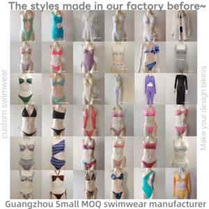 Oem ريترو مثير من قطعتين ملابس السباحة مطابقة الألوان مثلث لينة حزمة مايكرو ثونغ رقيقة سلسلة بيكيني للنساء - Product Image 6