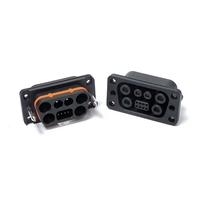 Nouveauté : Connecteur de batterie haute tension 1500V, 300A, 200A, 150A, 100A, 60A, connecteur empilable 4+17 broches pour stockage d'énergie