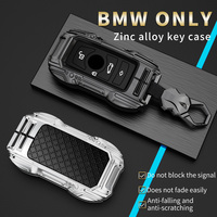 Porte-clés en cuir avec logo pour BMW 1 2 3 4 5 Series F20 F22 F30 F31 F32 Protector Cover Keychain Accessories