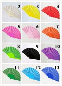 Abanicos de Mano de Color Sólido al por Mayor, Disponibles en Stock, Artículos Promocionales para Fiestas, Abanicos de Plástico al por Mayor para Eventos - Product Image 6