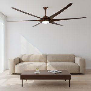 Ventilador de Techo Bldc de 60 Pulgadas con Lámpara y Control Remoto, Ventilador de Techo con 5 Aspas y Luces <span class=keywords><strong>para</strong></span> Comedor/Dormitorio/Oficina - Product Image 3