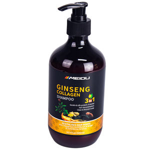 500ML Fabricante al por mayor Productos para el cuidado del cabello Nutritivo Suavizante Hidratante Aceite de argán Cuidado Ginseng Colágeno Champú para el cabello - Product Image 3