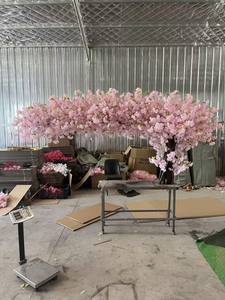 Fleur de cerisier artificielle personnalisée fontaine <span class=keywords><strong>d</strong></span>'<span class=keywords><strong>eau</strong></span> <span class=keywords><strong>rose</strong></span> <span class=keywords><strong>d</strong></span>écorative Sakura fleur arc arbre canopée arbres <span class=keywords><strong>d</strong></span>écor de mariage - Product Image 6