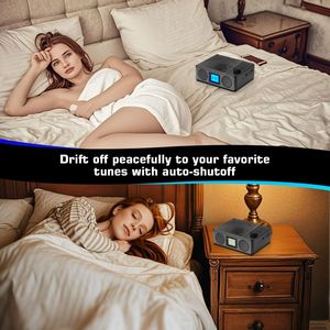 Máy nghe nhạc CD di động với loa cho gia đình, máy tính để bàn cá nhân Máy nghe nhạc CD với USB FM nhỏ gọn máy nghe nhạc CD Retro - Product Image 3