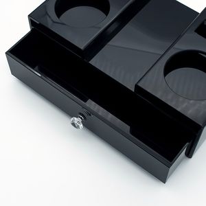 Hotel Annehmlichkeiten Verbrauchs material Box Acryl Aufbewahrung halter Gast freundschaft Tablett mit platzsparenden Schublade - Product Image 4