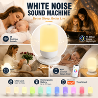 Mini machine Portable à bruit blanc pour le sommeil, contrôle par application, machine à bruit rose Rechargeable, machine à bruit blanc pour bébé