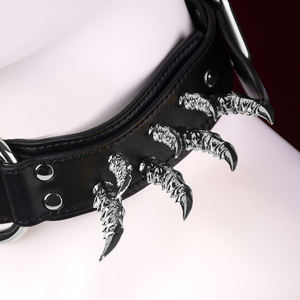 M-Q4003 뜨거운 판매 악마의 발톱 조정 가능한 복종 칼라 프리미엄 BDSM 가죽 칼라 커플 '섹스 토이 - Product Image 3