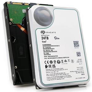 Disco duro Exos ST24000NM000C 24TB 7,2 K RPM SATA 6 Gb/s 512e 3.5in Server Enterprise Datacenter Empresa recertificada - Product Image 1