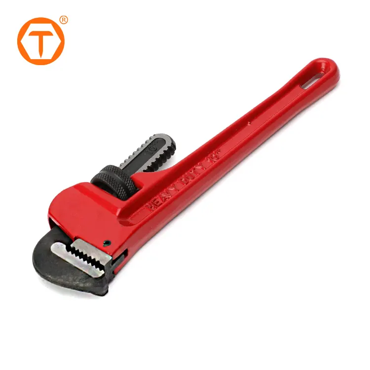 SINOTOOLS High Quality 8"-48" American Type Heavy Duty Adjustable Water Pipe Wrench