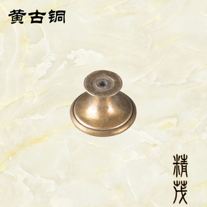Jingmao 179 Round Cabinet <b>Knob</b> Antique Bronze <b>Black</b> Matte Iron Minimalist Handle - Product Image 4