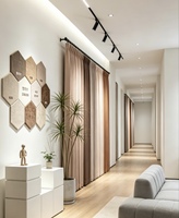 Tissu de rideau occultant personnalisé de qualité supérieure en chenille texturée super douce pour la décoration intérieure
