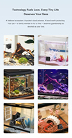 Cámara Inalámbrica para Pecera 1080P WiFi, Monitor de Acuario con Audio Bidireccional, Visión Nocturna y Detección de Movimiento