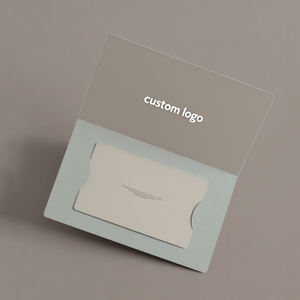 Scatola rigida personalizzata con inserto in carta per carte regalo <span class=keywords><strong>VIP</strong></span> & Store Shopping Card Packaging scatole di cartone - Product Image 4