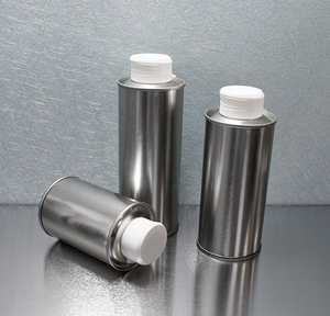 Vuoto 500ml 750ml 1L olio d'oliva commestibile confezione di lattine metallo 100ml 500ml di olio di cocco olio vegetale per olio d'oliva - Product Image 4