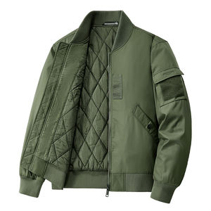 Chaqueta con cuello cruzado y logotipo personalizado, estilo uniforme de béisbol, holgada e informal, para primavera y otoño, cómoda y a la moda. - Product Image 5