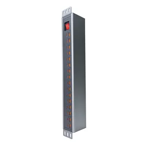 Sipolar PDU-AC16 Metal QC PD charging 16 32 way 320W output power distribution unit pdu socket