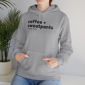 Felpa con cappuccio Unisex caffè e pantaloni di tuta accogliente felpa con cappuccio per gli amanti - Product Image 4