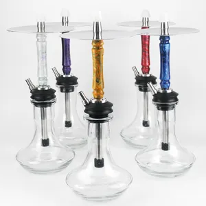 Cachimba electrónica portátil de fibra de carbono, conjunto de Pipa de narguile con pluma de viaje de babylon, venta al por mayor, comercio de china, turco, shishucks, sisha