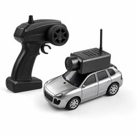 Voiture RC rapide avec caméra 1:64, voiture télécommandée avec caméra WiFi 720P, application photo vidéo VR, jouet pour enfants, cadeau pour garçons