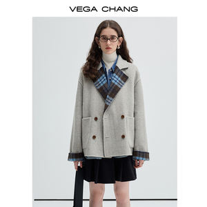 מגמה חדשה של צ 'אנג ירקות טרנד סתיו וחורף הגעה חדשה בינונית ארוכה דו צדדית צמר פרווה לנשים - Product Image 5