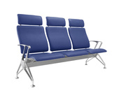 Poutre commerciale d'aéroport d'acier inoxydable en métal posant des chaises d'attente de 3 places AM-01-3S