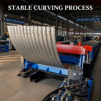 Machine de découpe et de formage de bobines d'acier, équipement de laminage de panneaux ondulés, alimentation haute efficacité pour la production de tôles de silo
