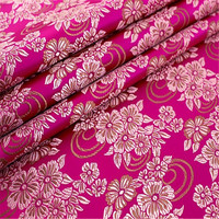 Tissu brocart chinois coloré de haute qualité avec jacquard pour kimono, cheongsam, sacs, chaussures – Prix abordable