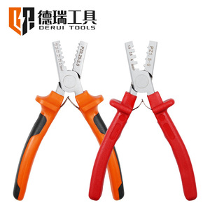 Derui <b>Tools</b> Crimping Pliers 0.5-16mm <b>Square</b> Tube Terminal Set For Wire Connection - Product Image 3