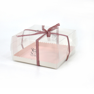<span class=keywords><strong>Caja</strong></span> de embalaje para repostería de mascotas, <span class=keywords><strong>transparente</strong></span>, de <span class=keywords><strong>acetato</strong></span>, <span class=keywords><strong>transparente</strong></span>, para repostería y postres - Product Image 2