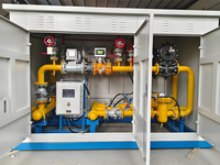 Skids de régulation de pression, de réduction de pression, de dosage et d'odorisation pour gaz industriels (GN, GNL, GNC) avec personnalisation et conduites intégrées