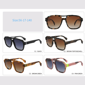 <span class=keywords><strong>Lunettes</strong></span> <span class=keywords><strong>de</strong></span> <span class=keywords><strong>soleil</strong></span> <span class=keywords><strong>polarisées</strong></span> 2026 à double pont, personnalisables avec logo, protection UV400, pour hommes et femmes - Product Image 2