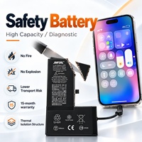Baterai Diagnostik Kapasitas Tinggi untuk iPhone 13 14 15 16 Pro Max Pengganti Baterai Ponsel Uji Keamanan Anti Bocor Industri
