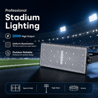 Projecteur LED pour stade de football 200W, haute luminosité, éclairage de terrain sportif pour stade de football