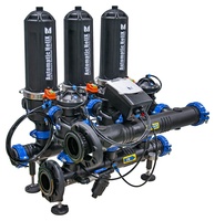 Système de filtration automatique à sable autonettoyant pour irrigation goutte à goutte avec contrôleur à verrouillage 12 V CC