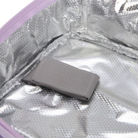 Ensemble de vaisselle isotherme unisexe avec fermeture éclair en polyester, capacité de 4 à 5 litres pour l'école et les activités de plein air