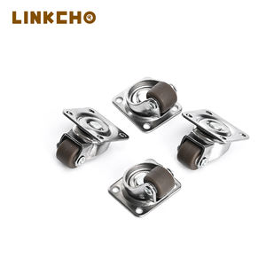 <span class=keywords><strong>Roulettes</strong></span> pivotantes modernes LINKCHO, <span class=keywords><strong>adhésives</strong></span>, en fer, silencieuses, avec frein, sans perçage, pour hôpitaux, petites salles de bain et salons - Product Image 1