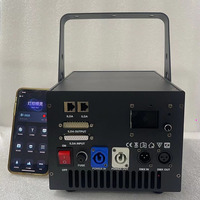 Styles très demandés : Projecteur laser 5W pleine couleur, contrôle mobile par application, lumière de scène portable, animé, DMX512/contrôle sonore