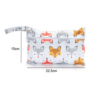 Nuevos productos para bebés recién nacidos, superventas <span class=keywords><strong>2024</strong></span>, accesorios para cochecito de tendencia, pañal impermeable con cremallera, <span class=keywords><strong>Caddy</strong></span> organizador, bolsa de pañales húmeda - Product Image 3