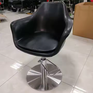 हेयर सैलून उपकरण मूल्य सूची हेयरड्रेसिंग कुर्सी काले आरामदायक सैलून स्टाइलिंग कुर्सी आधुनिक - Product Image 4