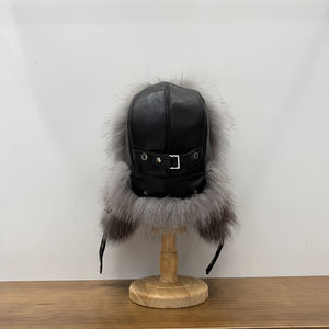 <span class=keywords><strong>Sombrero</strong></span> de piel de zorro para hombre y mujer de invierno, <span class=keywords><strong>sombrero</strong></span> de <span class=keywords><strong>paja</strong></span> de cuero, <span class=keywords><strong>sombrero</strong></span> cálido de felpa - Product Image 6