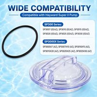 Couvercle de remplacement pour pompe de piscine SPX3100D avec joint torique SPX3000S, compatible avec les pompes Hayward Super II séries SP3000/SP3000X