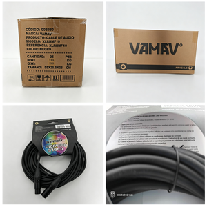 XLRHMF3 3M XLR-Stecker auf XLR-Buchse Audiokabel 20/0.12CCA 60 CCA OD6mm für Bühne DJ Live-Show PA-Audiosystem Direktvertrieb OEM ODM - Product Image 5
