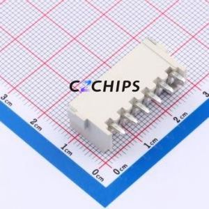 W396112K-6PW2411 Wire-to-Board Pin Header SMD,P=3.96mm Connector 1x6P 3.96mm Horizontal Mount VH - Product Image 2