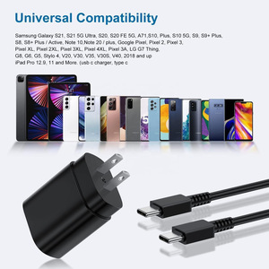 Para <span class=keywords><strong>Samsung</strong></span> Galaxy S25 S24 Note20 25W 45 W <span class=keywords><strong>Cargador</strong></span> rápido tipo C para <span class=keywords><strong>Samsung</strong></span> Super <span class=keywords><strong>Cargador</strong></span> de 45 vatios Enchufe de EE. UU. Tipo C Cable de <span class=keywords><strong>cargador</strong></span> - Product Image 4