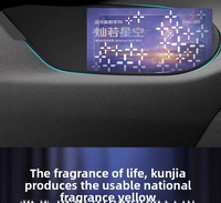 Désodorisant de voiture de grande capacité de haute qualité boîte-cadeau diffuseur et purificateur de roseau de parfum solide pour l'air frais