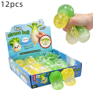 Jouets créatifs en forme de chou à pétrir, farces musicales, simulations de légumes, balles anti-stress, outils de relaxation - Product Image 5